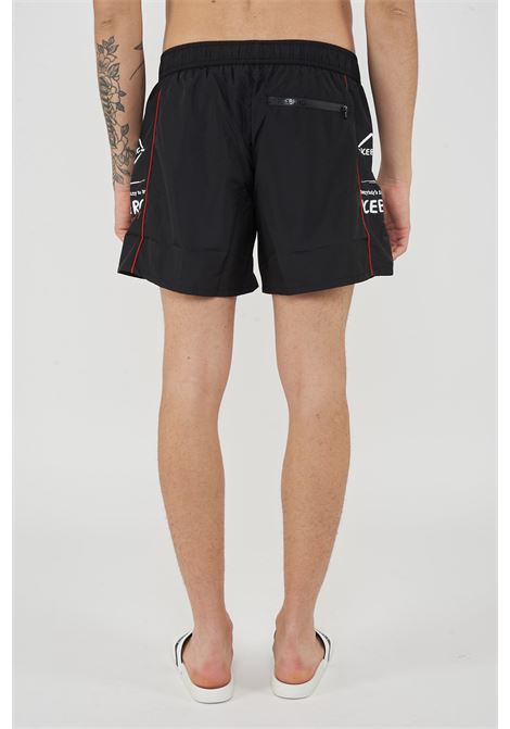 Boxer Uomo da Bagno Con Stampa Black Iceberg | ICE26MBS01BLA
