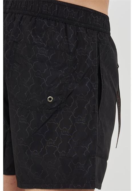 Boxer Uomo da Bagno Con Stampa All Over Dino Black Iceberg | ICE26MBS03BLA