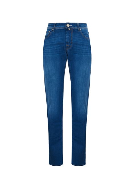 Jeans 5 tasche Nick in denim power stretch blu chiaro lavaggio vintage Jacob Cohen | NICK S3735 V1200D