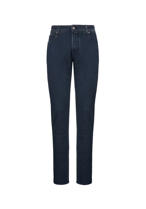 Jeans 5 tasche Nick slim  in denim super stretch grigio scuro lavaggio stone Jacob Cohen | NICK SLIM S3618 S1800D