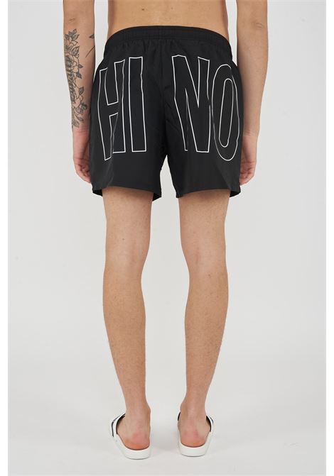 Boxer Mare Rubber Logo Nero Moschino | V3A4203 93011555