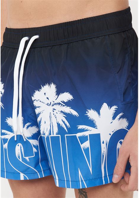 Boxer Mare Fantasia Logo Blue Moschino | V3A4208 93081303