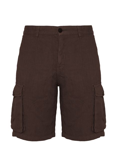 Bermuda Lino Cargo Ibizia Brown Roy Roger's | BERMUDA CARGO IBIZAC0241