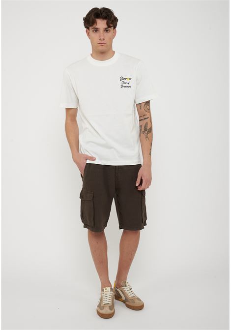 Bermuda Lino Cargo Ibizia Brown Roy Roger's | BERMUDA CARGO IBIZAC0241