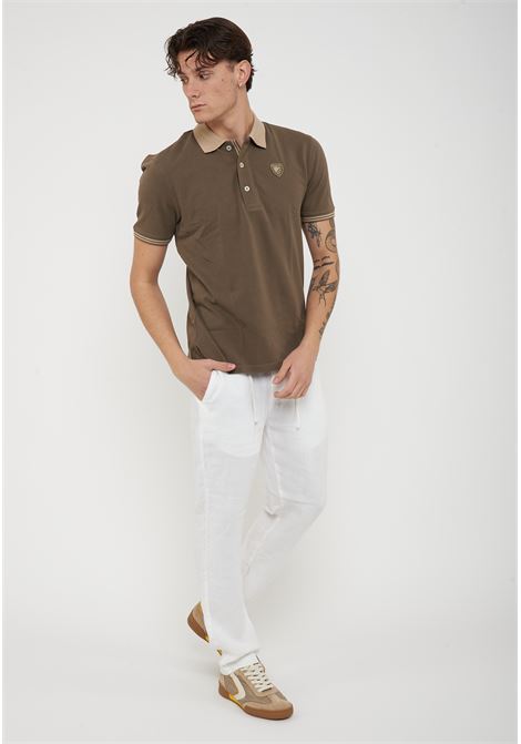 Pantalone Chino Portofino Optic White Roy Roger's | CHINO PORTOFINO MANC0014