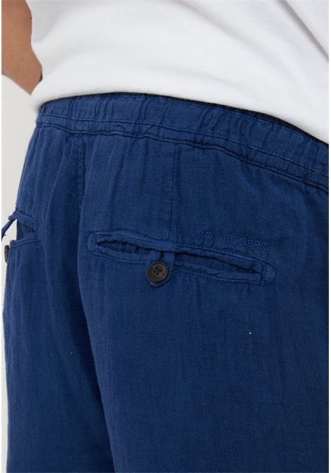 Pantalone Chino Portofino French Blue Roy Roger's | CHINO PORTOFINO MANC0374