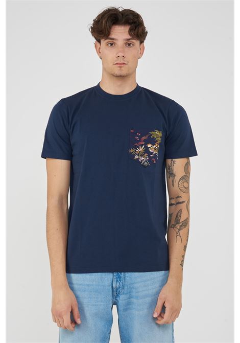 T-shirt Pocket In Jersey Hawai Roy Roger's | POCKET HAWAII MANC0048