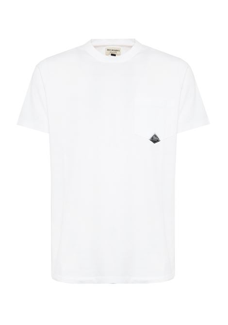 T-shirt Pocket In Jersey Optic White Roy Roger's | POCKET MANC0014