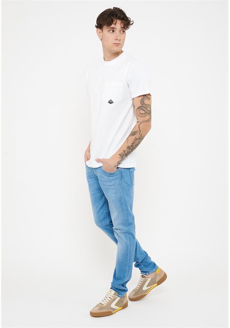 T-shirt Pocket In Jersey Optic White Roy Roger's | POCKET MANC0014