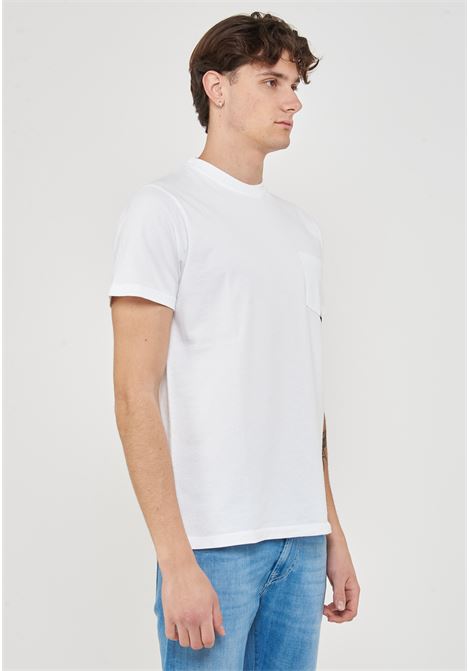 T-shirt Pocket In Jersey Optic White Roy Roger's | POCKET MANC0014