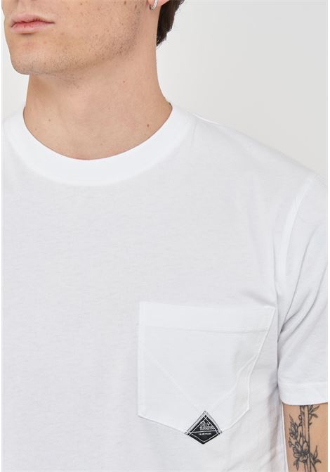 T-shirt Pocket In Jersey Optic White Roy Roger's | POCKET MANC0014