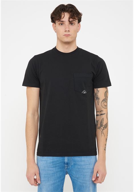 T-shirt Pocket In Jersey Black Roy Roger's | POCKET MANC0020