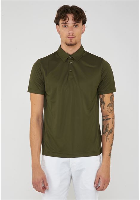 Polo Uomo Modello Clay Snake Green Save The Duck | CLAY50078