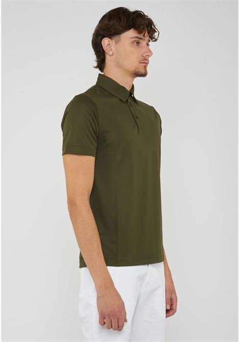 Polo Uomo Modello Clay Snake Green Save The Duck | CLAY50078