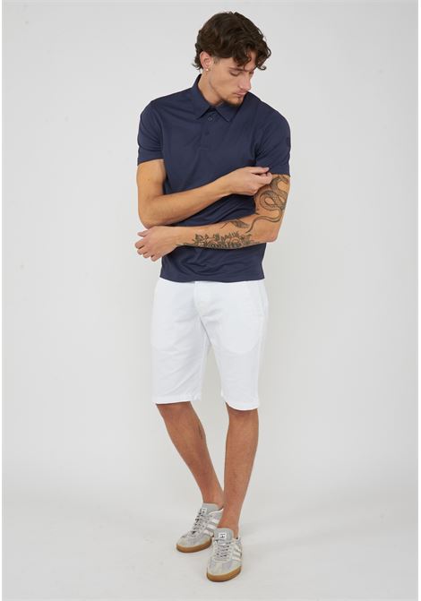 Polo Uomo Modello Clay Navy Blue Save The Duck | CLAY90000