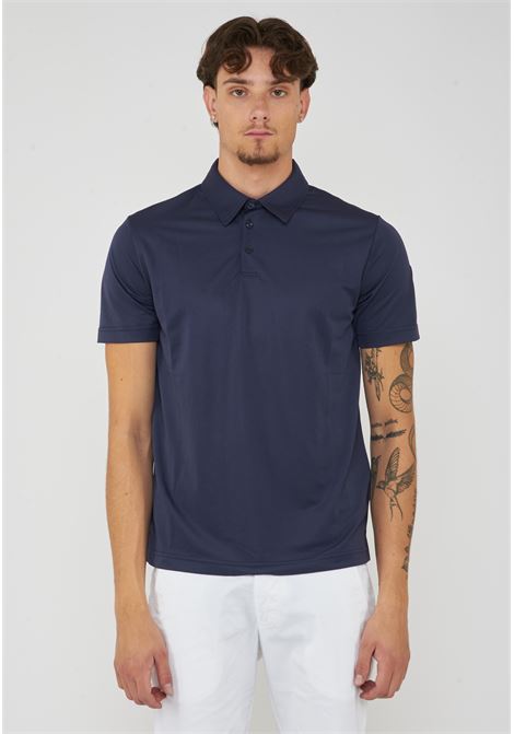 Polo Uomo Modello Clay Navy Blue Save The Duck | CLAY90000