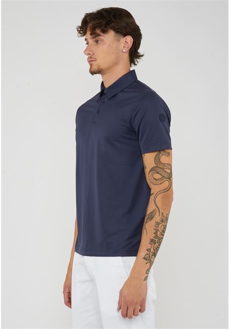 Polo Uomo Modello Clay Navy Blue Save The Duck | CLAY90000