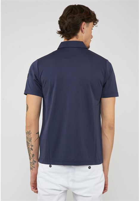 Polo Uomo Modello Clay Navy Blue Save The Duck | CLAY90000