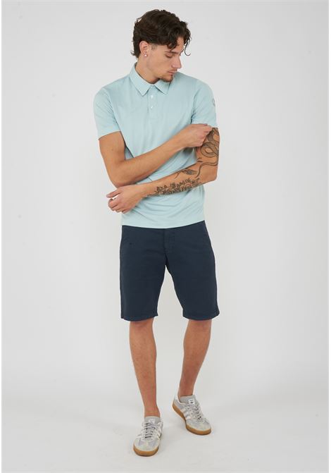 Polo Uomo Modello Clay Island Blue Save The Duck | CLAY90071