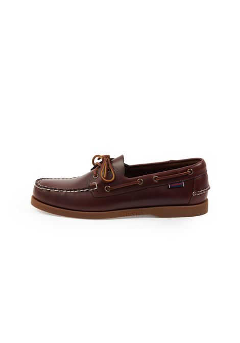 Mocassini Nautici in Pelle Docksides Portland Waxed Brown Honey Sebago | DOCKSIDES PORTLAND WAXED7000G0