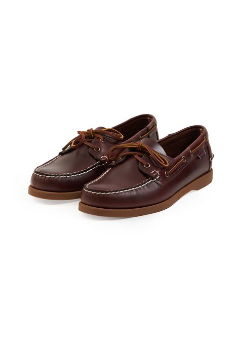 Mocassini Nautici in Pelle Docksides Portland Waxed Brown Honey Sebago | DOCKSIDES PORTLAND WAXED7000G0