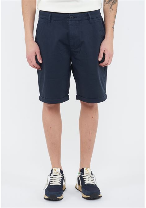 Bermuda chino in cotone navy blue Sun68 | B3610107