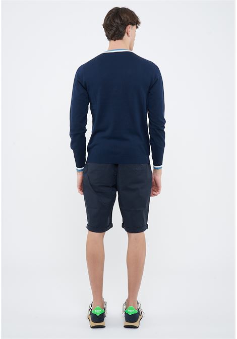 Maglia in cotone blu navy Sun68 | K3611207