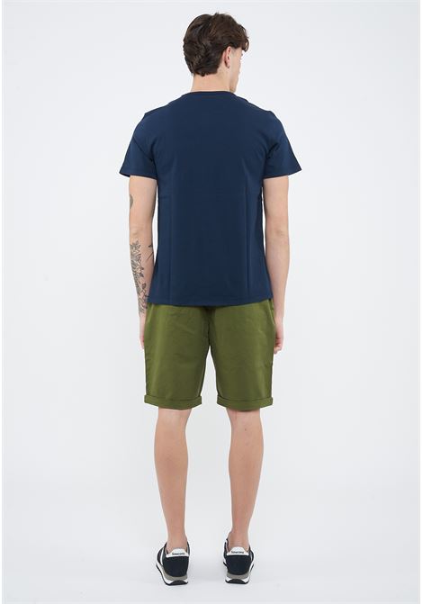 T-shirt girocollo in jersey navy blue Sun68 | T3610107