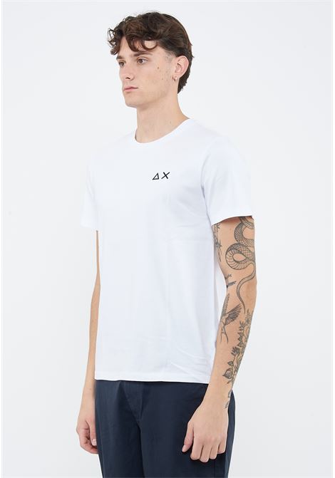 T-shirt con logo sun68 in cotone bianco Sun68 | T3610401