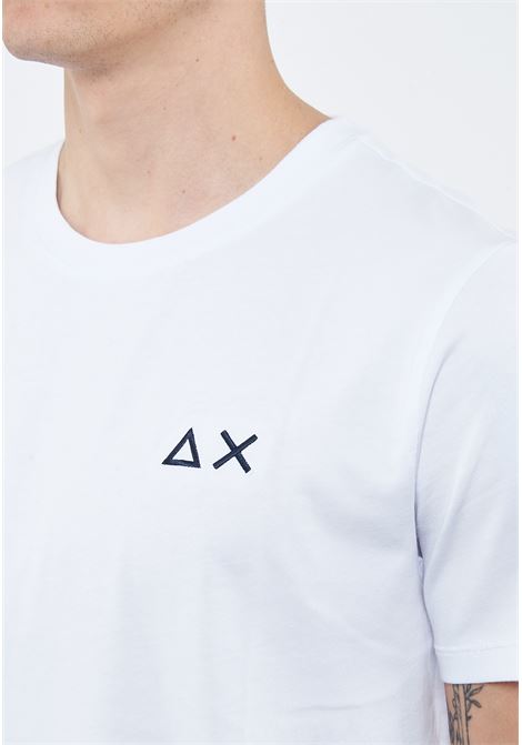 T-shirt con logo sun68 in cotone bianco Sun68 | T3610401