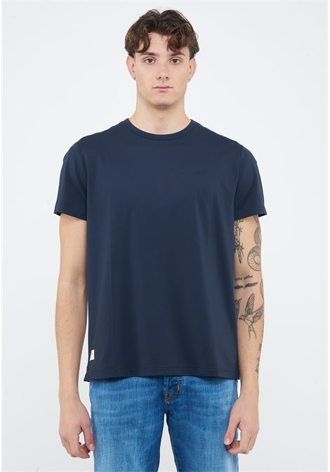 T-shirt in piquet stretch blu navy Sun68 | T3613507