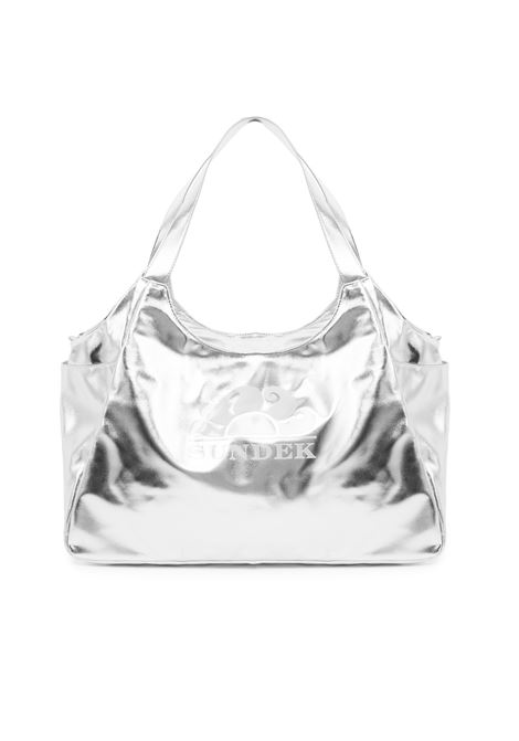 Laminated Chel Bag Bosa Mare Silver Sundek | LAMINATED CHEL BAG AW417ABPU7LA186LA