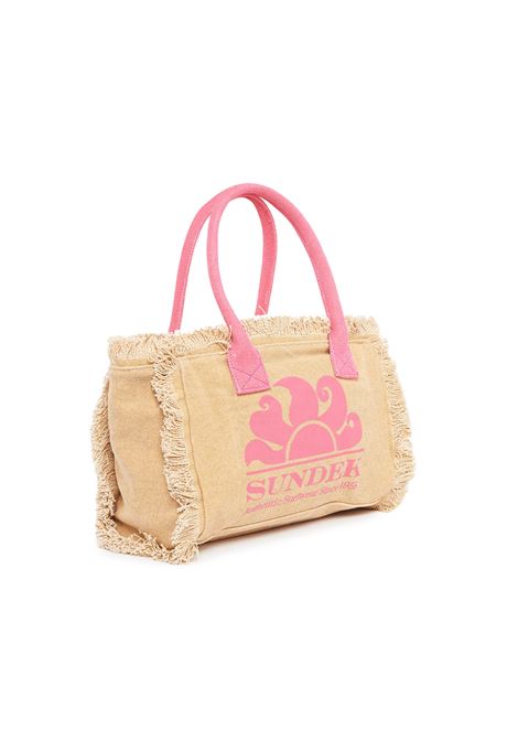 Tote Bag Con  Effetto Stone Washed Miami Durian Sundek | MIAMI BAG AW909ABC600A7201
