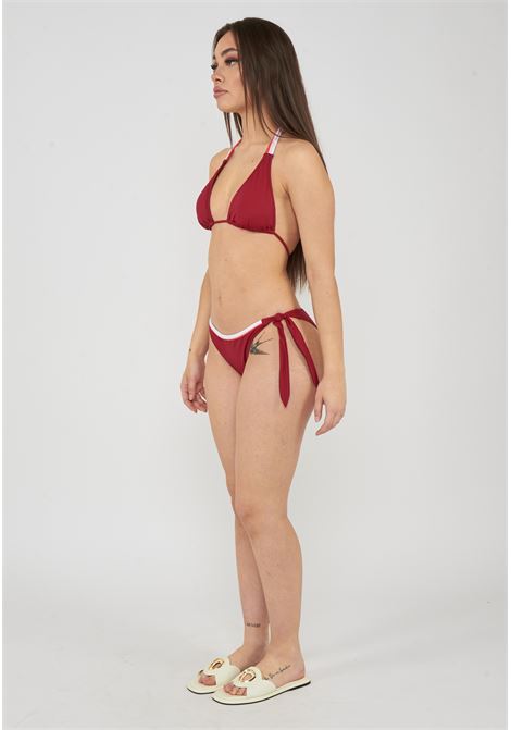 Costume Donna Hila Deep Scarlet Sundek | HILA AMERICAN W817KNL30RBA9001