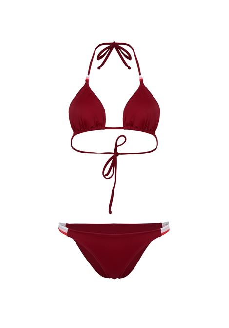 Jennifer Top A Triangolo E Slip Fisso Deep Scarlet Sundek | JENNIFER BIKINI WB00KNL30RBA9001