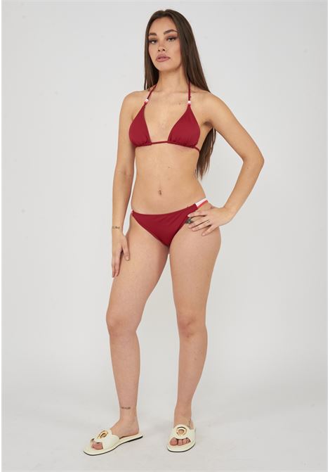 Jennifer Top A Triangolo E Slip Fisso Deep Scarlet Sundek | JENNIFER BIKINI WB00KNL30RBA9001