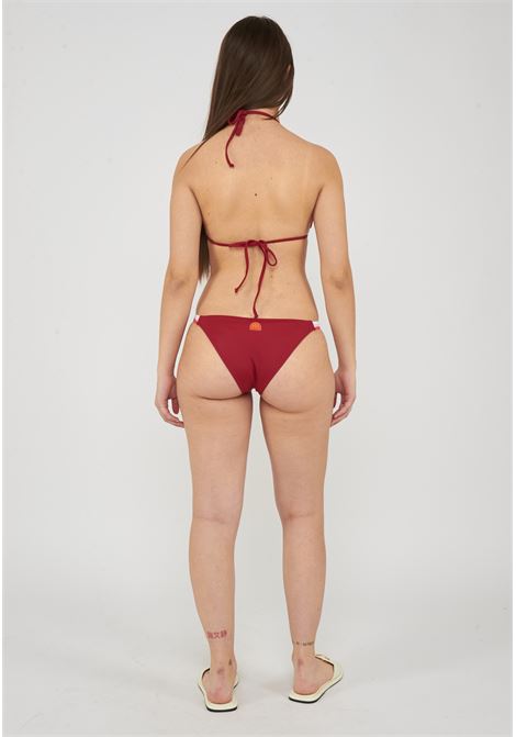 Jennifer Top A Triangolo E Slip Fisso Deep Scarlet Sundek | JENNIFER BIKINI WB00KNL30RBA9001