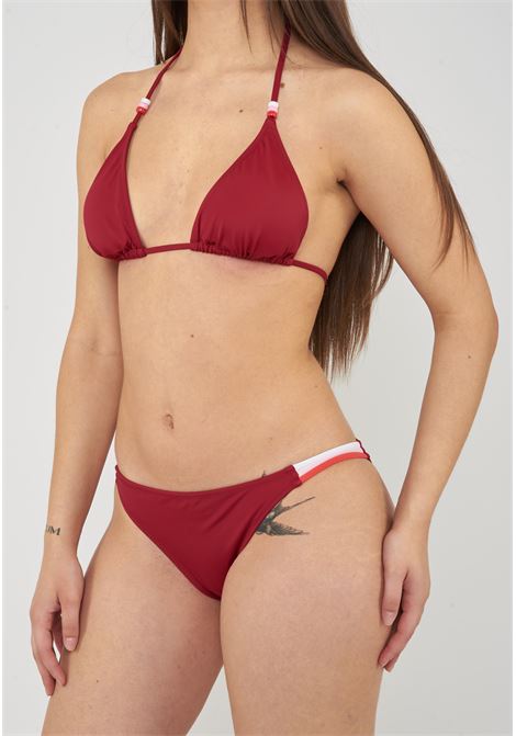 Jennifer Top A Triangolo E Slip Fisso Deep Scarlet Sundek | JENNIFER BIKINI WB00KNL30RBA9001