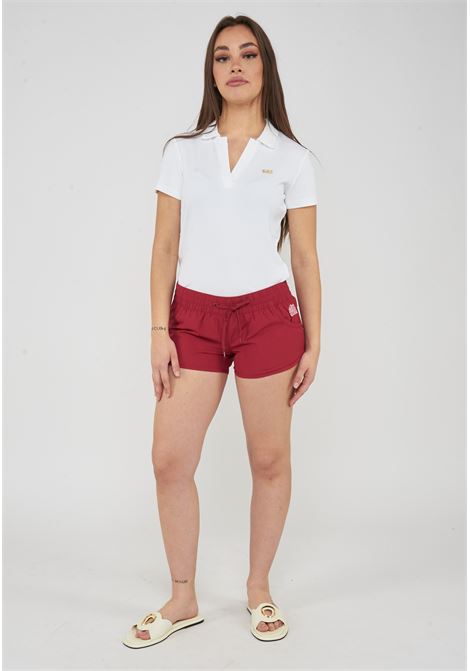 Margate -Pantaloncino Mare Corto Repreve Deep Scarlet Sundek | MARGATE SHORT W536BDRT300A9001