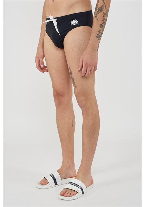 Slip mare Uomo Con Dettaglio Tricolare Black 35 Sundek | SWIM BRIEF M313SSL300000435