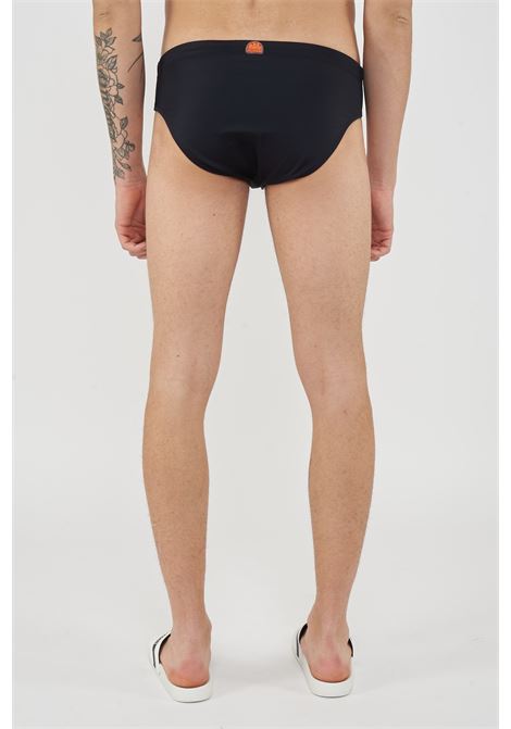 Slip mare Uomo Con Dettaglio Tricolare Black 35 Sundek | SWIM BRIEF M313SSL300000435