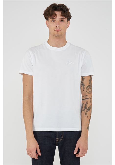 T-Shirt Uomo A Girocollo Con Logo Embossato Off White Sundek | T-SHIRT M245TEJ780003900