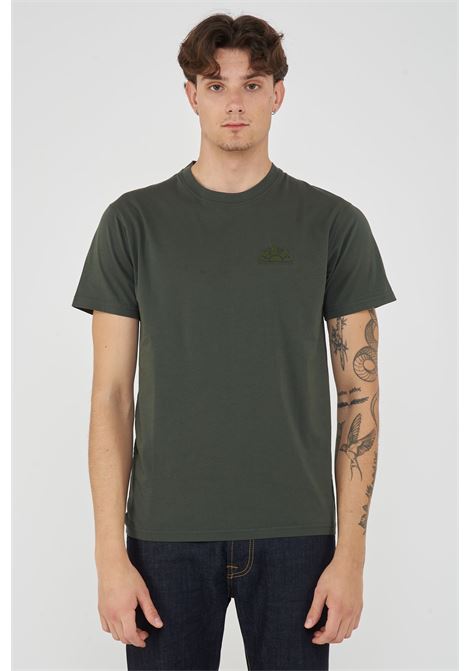 T-Shirt Uomo A Girocollo Con Logo Embossato Pine 01 Sundek | T-SHIRT M245TEJ780055100