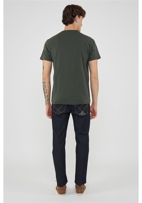 T-Shirt Uomo A Girocollo Con Logo Embossato Pine 01 Sundek | T-SHIRT M245TEJ780055100