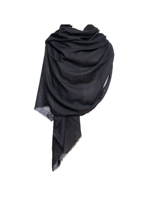 Destin sciarpa Dei Quadra 140x160 Cm nero Destin | DEIQUABLBLACK