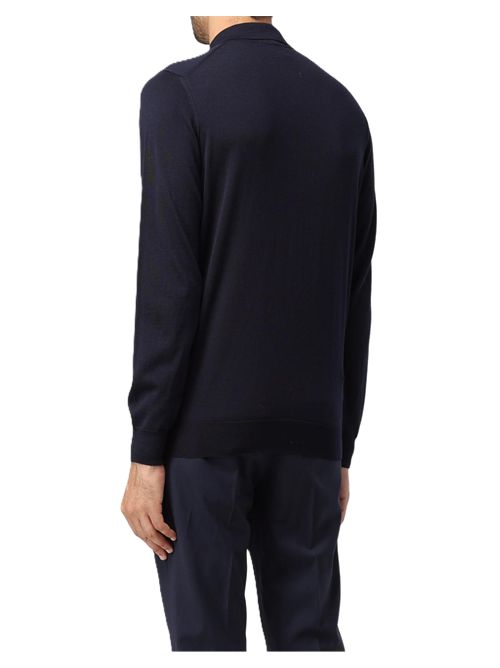 polo ml rasata Drumhor Blu Drumohr | D0D145790 BLU