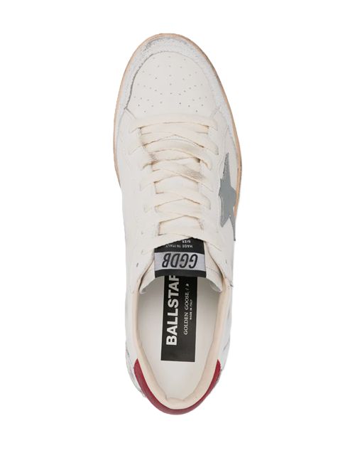 Golden Goose Ball star in nappa stella grigia Golden Goose | GMF00117F00677712155 WHITE/SILVER/BLU/RED