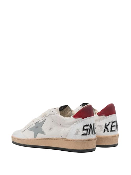 Golden Goose Ball star in nappa stella grigia Golden Goose | GMF00117F00677712155 WHITE/SILVER/BLU/RED