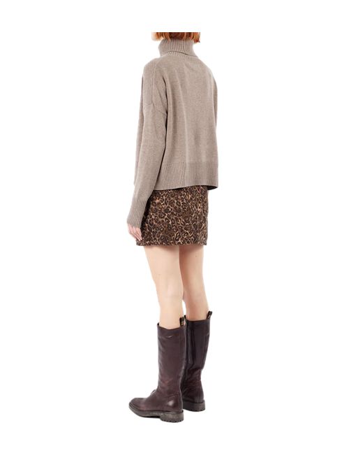 maglione a collo alto di Ma'ry'ya  bordeaux Maryya | YRK093B9CAMEL