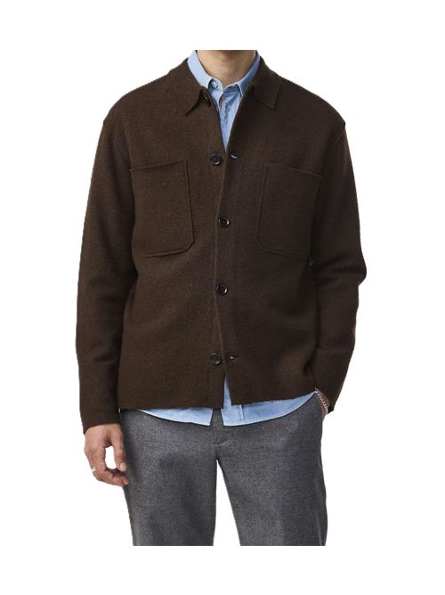NN07 Jonas Merino Overshirt Sopracamicia in lana cotta Demitasse NN.07 | 22763986686398826 DEMITASSE